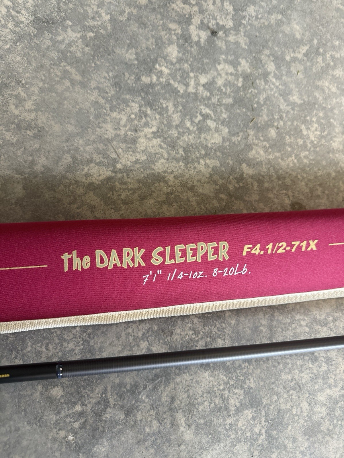 New With Tags Megabass P5 Destroyer The Dark Sleeper Casting Rod 7’1 Med-heavy