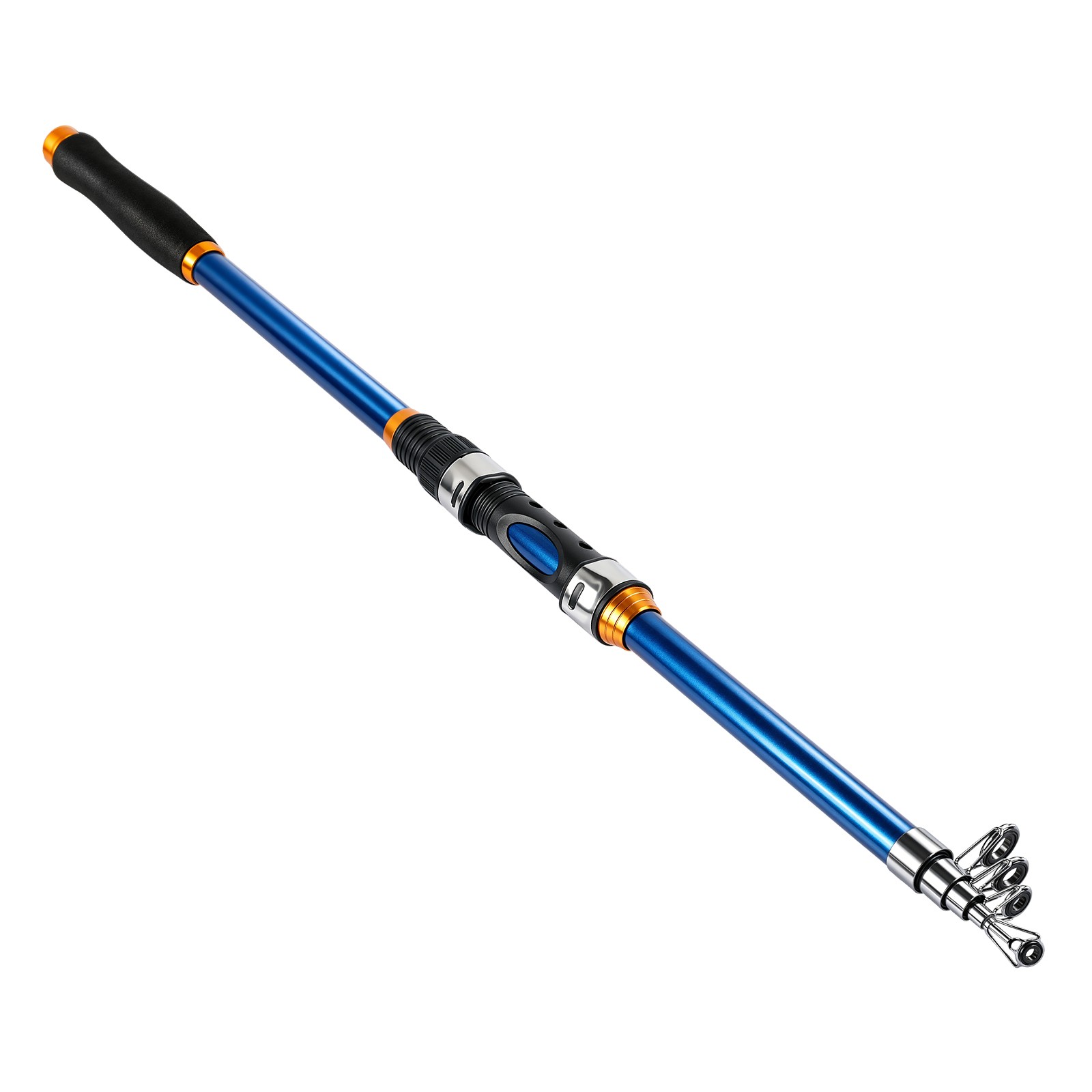 2PCS 2.1M Professional Fishing Spinning Rod Carbon Fiber Medium Sea Freshwater