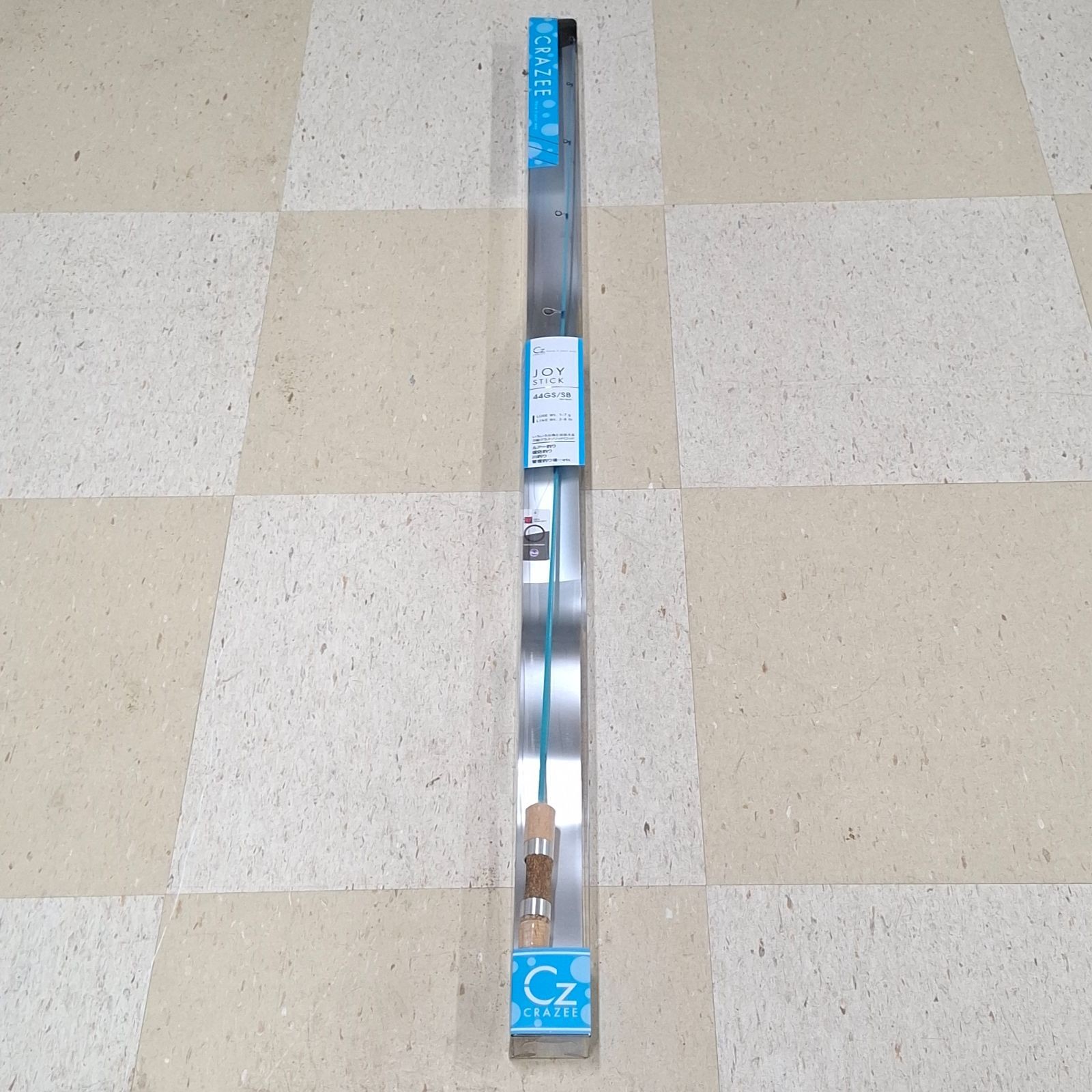 Crazy Joy Stick 44GS/SB Sky Blue Glass Solid Rod, 4.4ft, Used