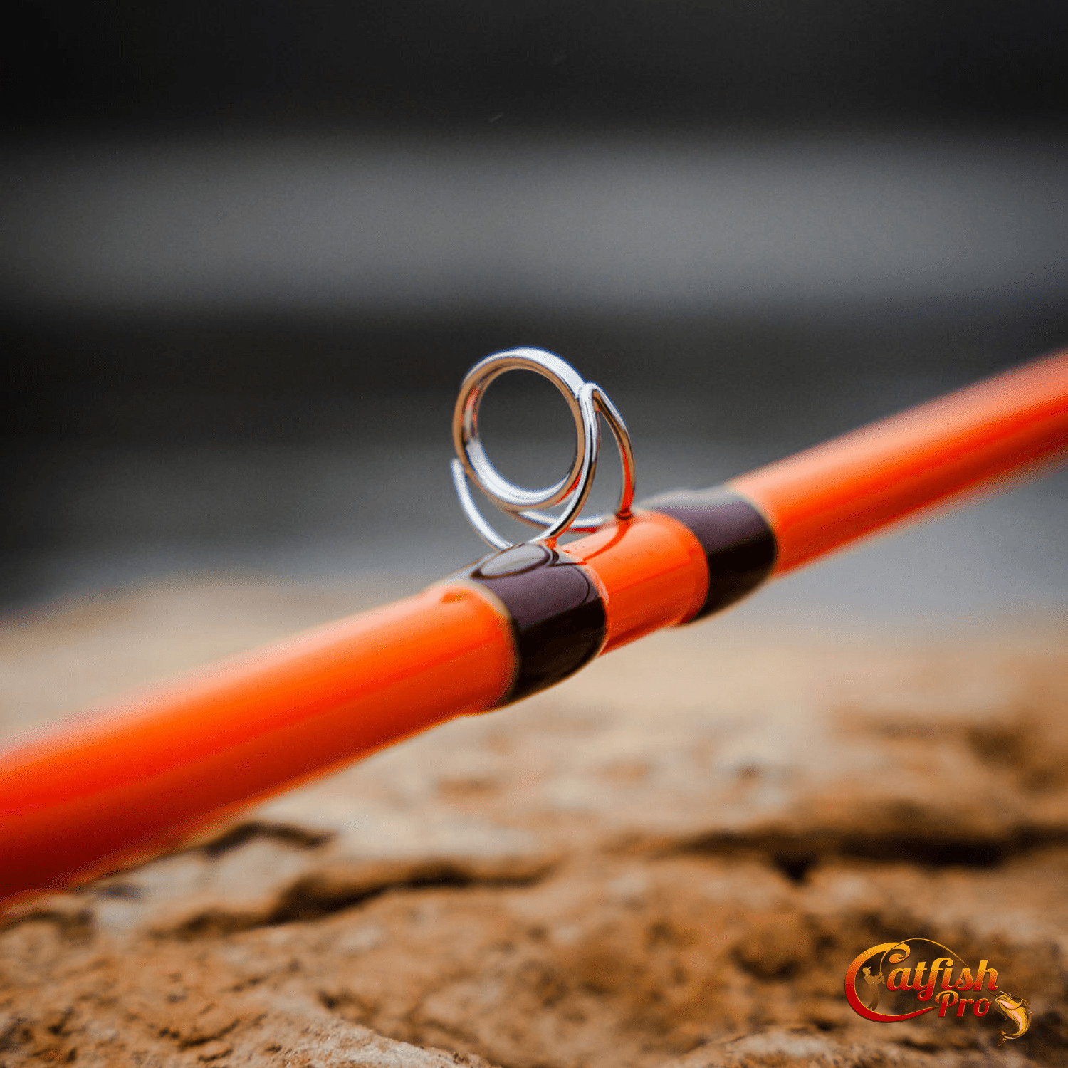 Catfish Pro 7’6″ Fishing for Fun Spinning Rod Glow Tip S-Glass E-Glass