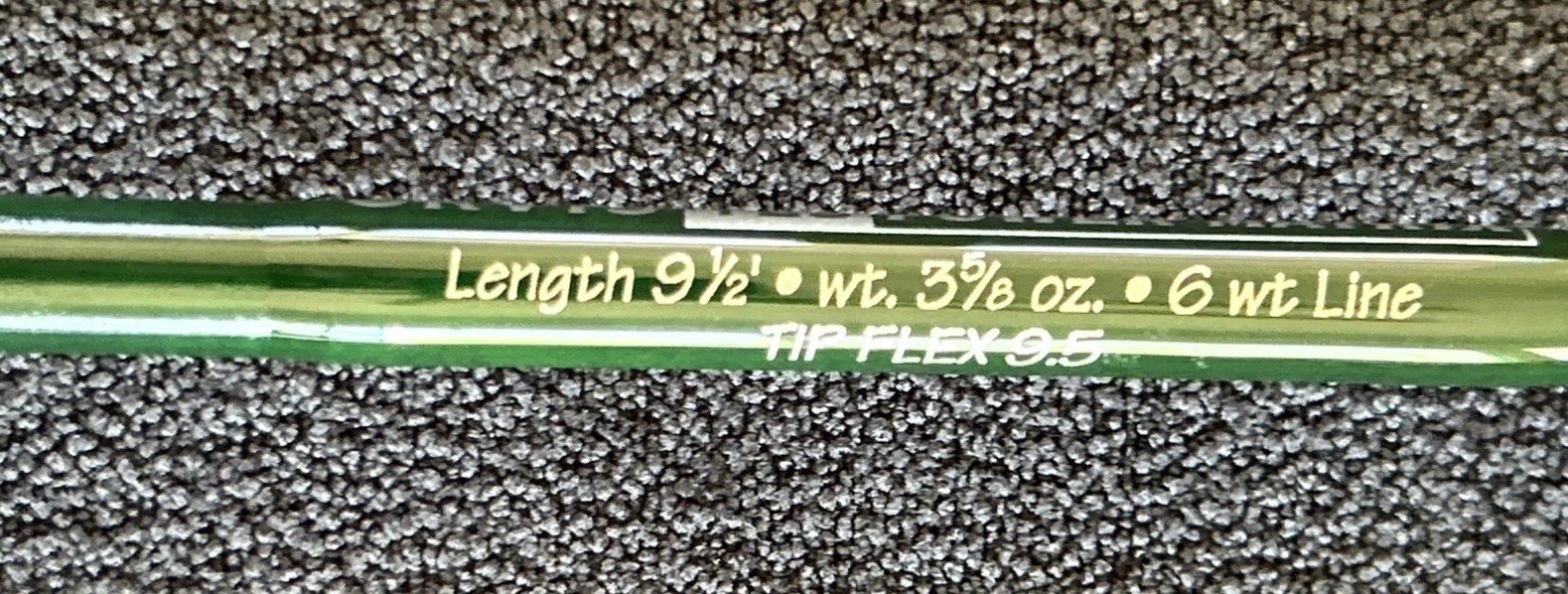 Orvis TLS Power Matrix Fly Rod. 9.5 length wt 3.625 6WT line tip flex 9.5 Mint