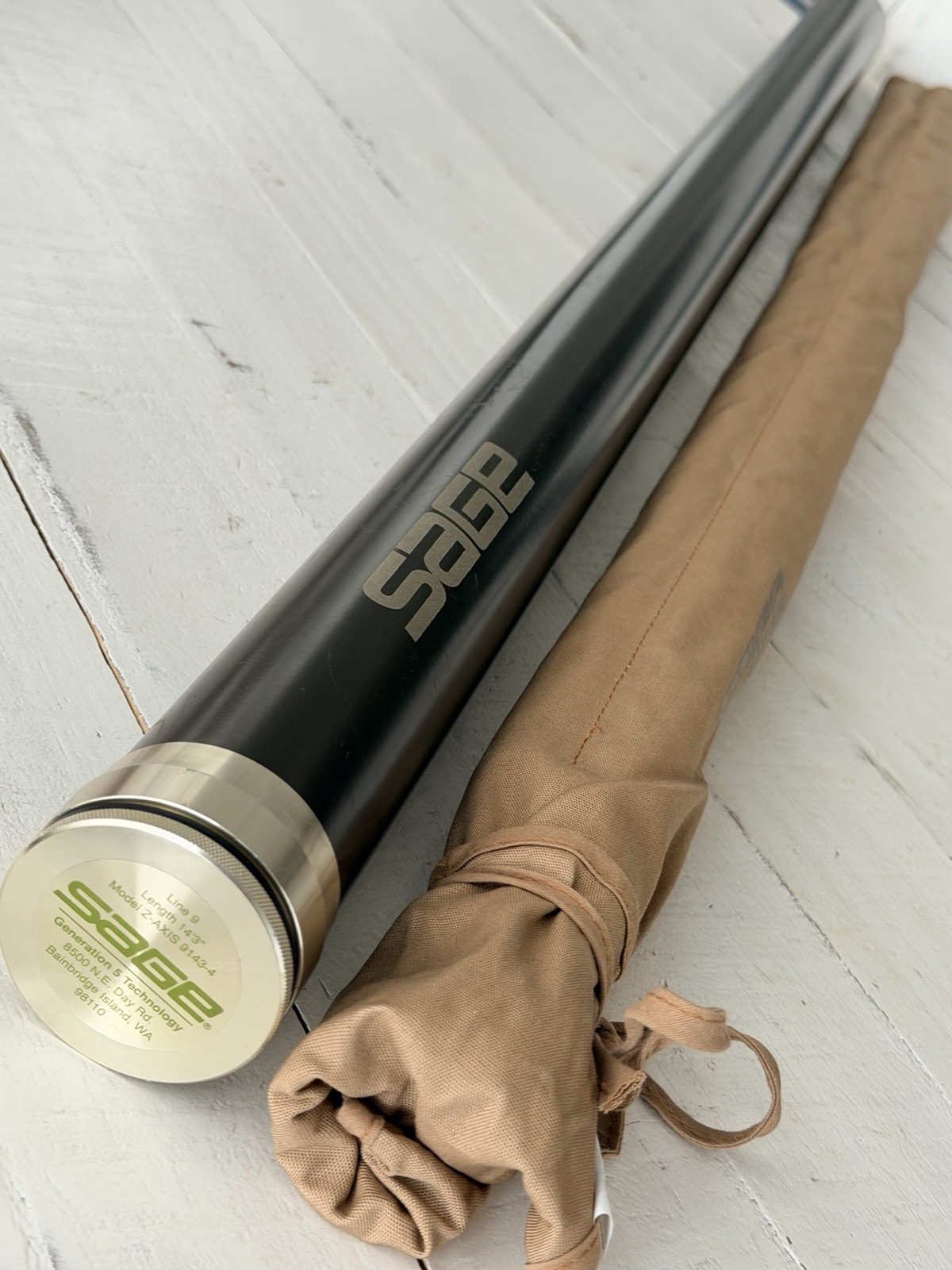 **BEAUTIFUL** 🔥 SAGE Z-Axis SPEY 9wt 14’3”in~4pc FlyRod!! ~LEGENDARY~ 🔥