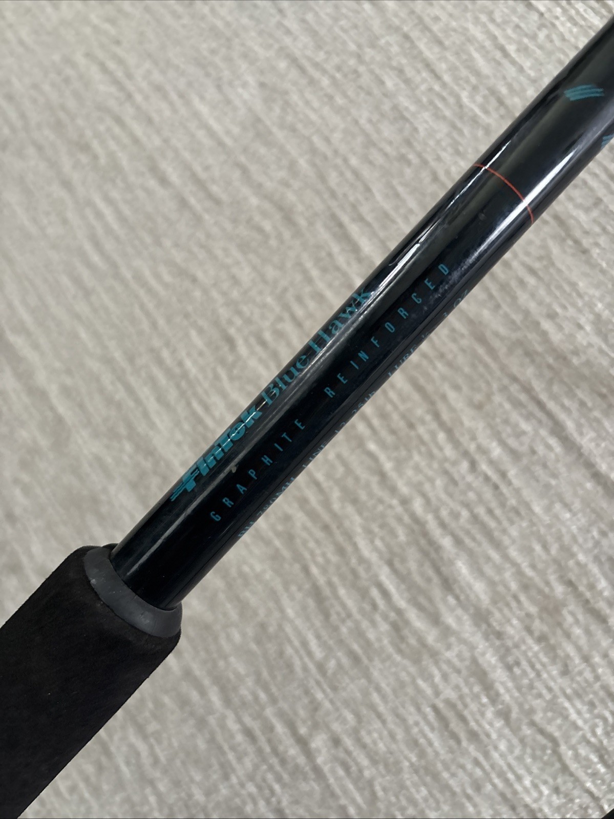 Ryobi Fintek Blue Hawk Graphite Fish Rod BH 780MH Line 12-25# Lure 3/8-3oz 7’11”