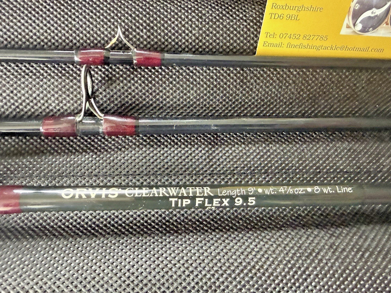 Orvis Clearwater 9 Foot #8 4 Piece Fly Rod Tip Flex 9.5 with Bag & Tube