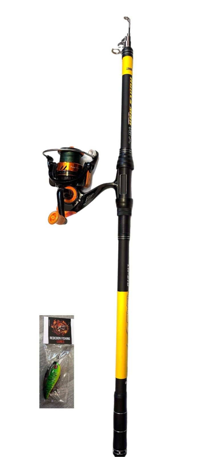HuntsMans 6’4″ telescopic fishing pole