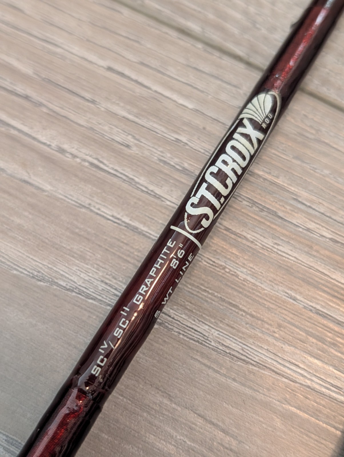 St. Croix SC IV/SC II Graphite 8’6″ 5 WT Line 42F865.4-F/I865.4 Fly Rod w/Case