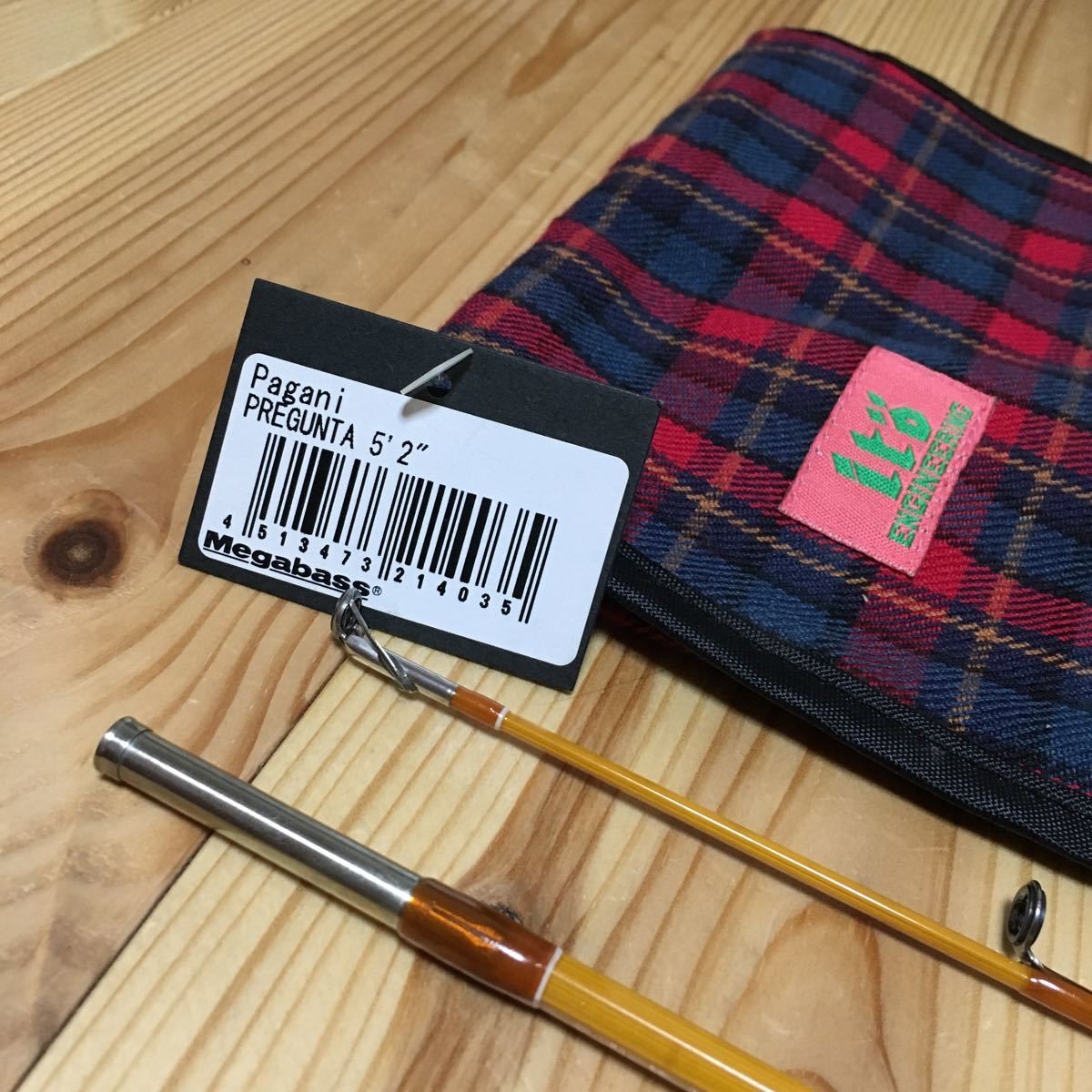 Extremely rare Megabass Pagani Pregunta 5.2 brand new unused handmade bamboo rod