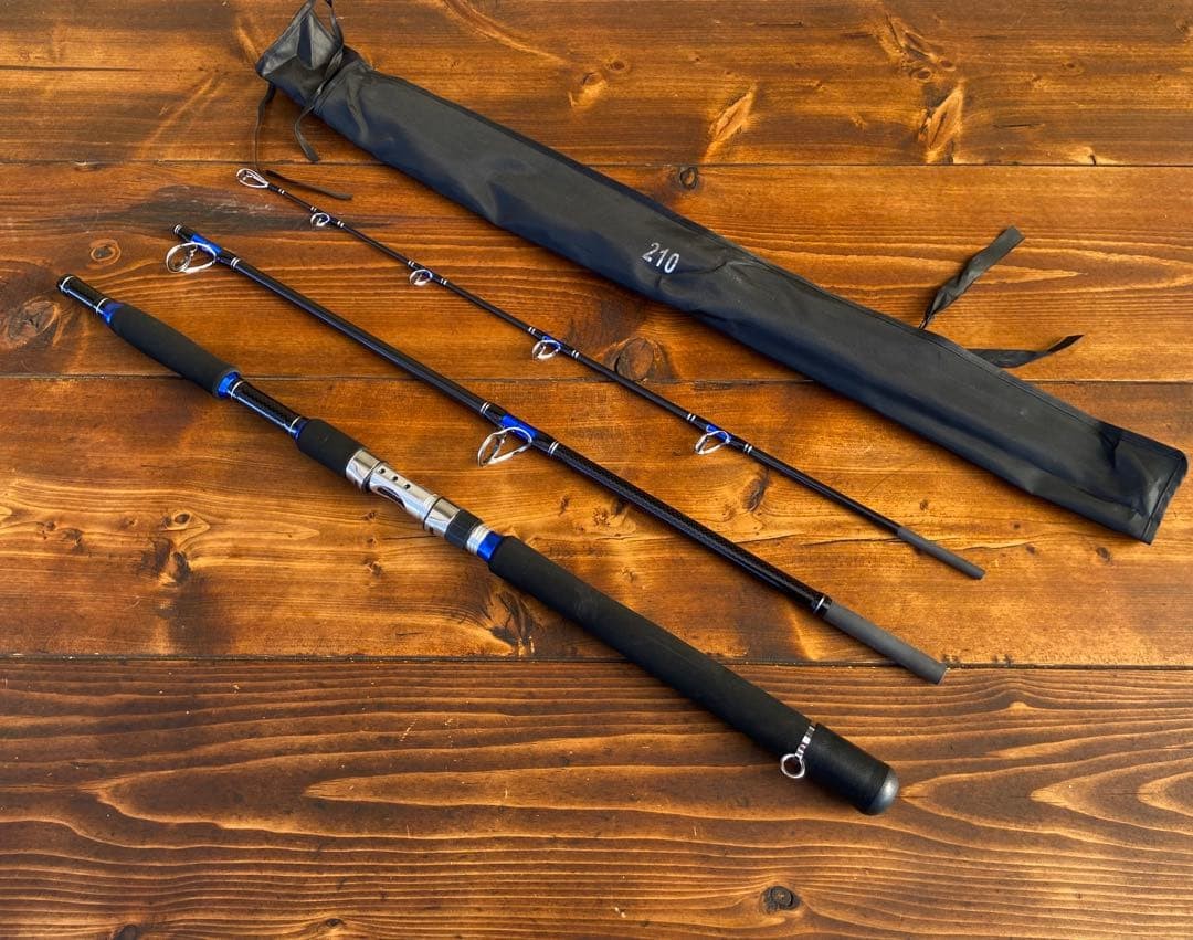 New 7ft (210cm) Jigging Rod Boat Kayak Fishing 20kg Large Fish Used