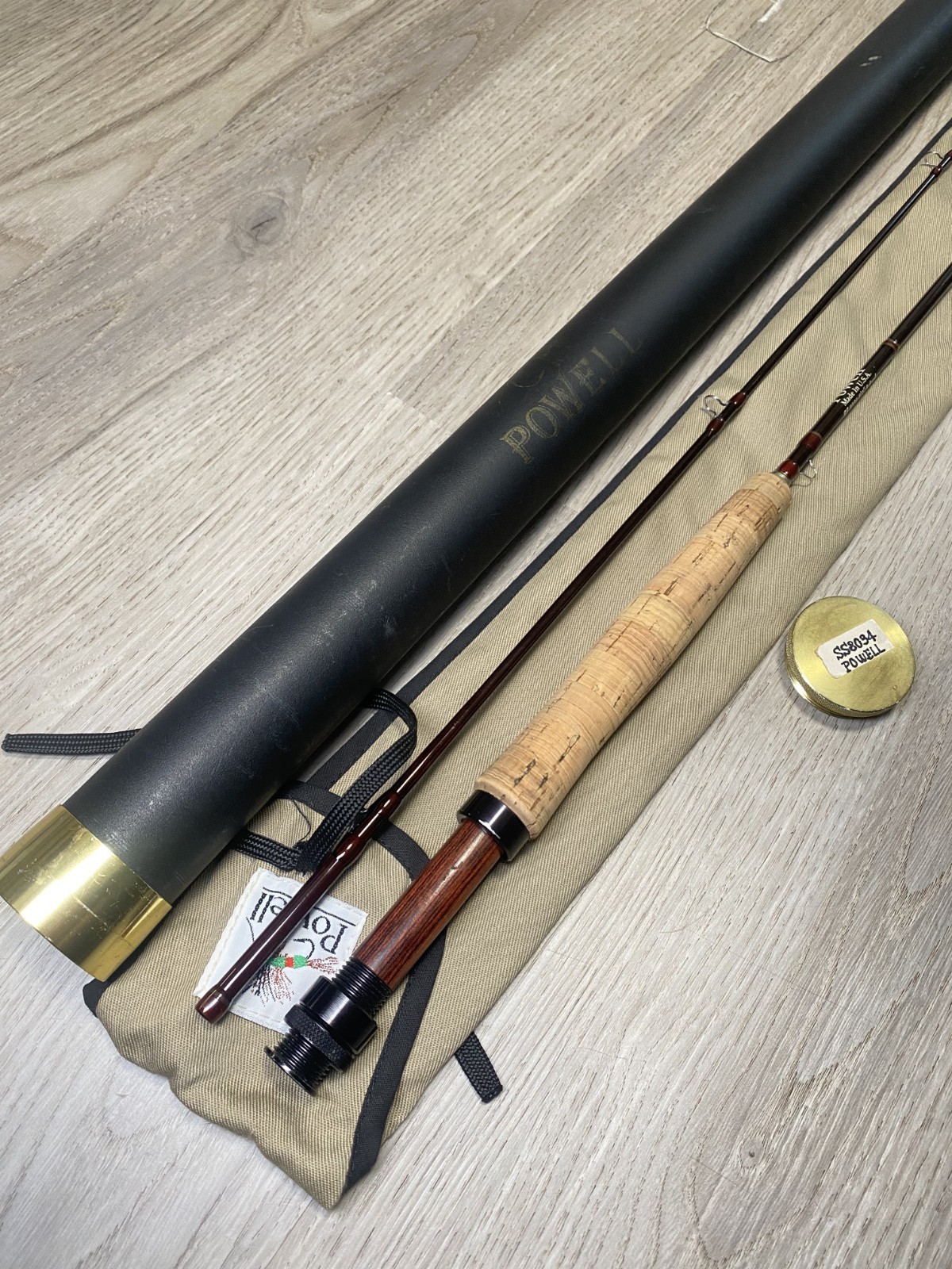 Powell SS 8034 8’0” 3-4wt Fly rod w/sock Tube