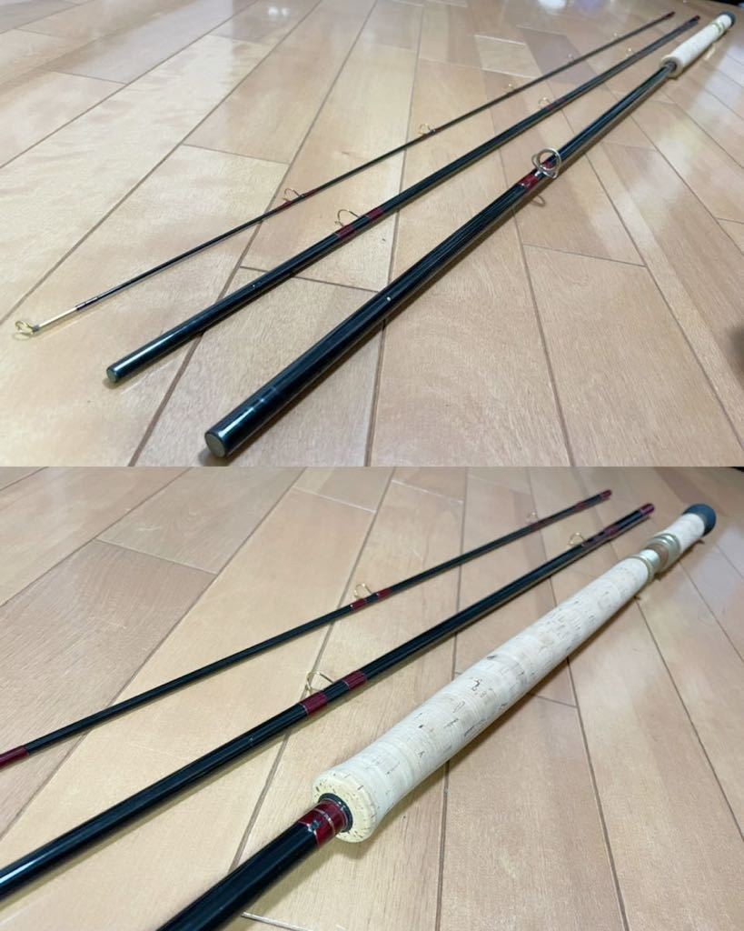Rare ORVIS TRIDENT 149-3 TIP FLEX12.0 14′ #9 10.3/8oz 3-piece