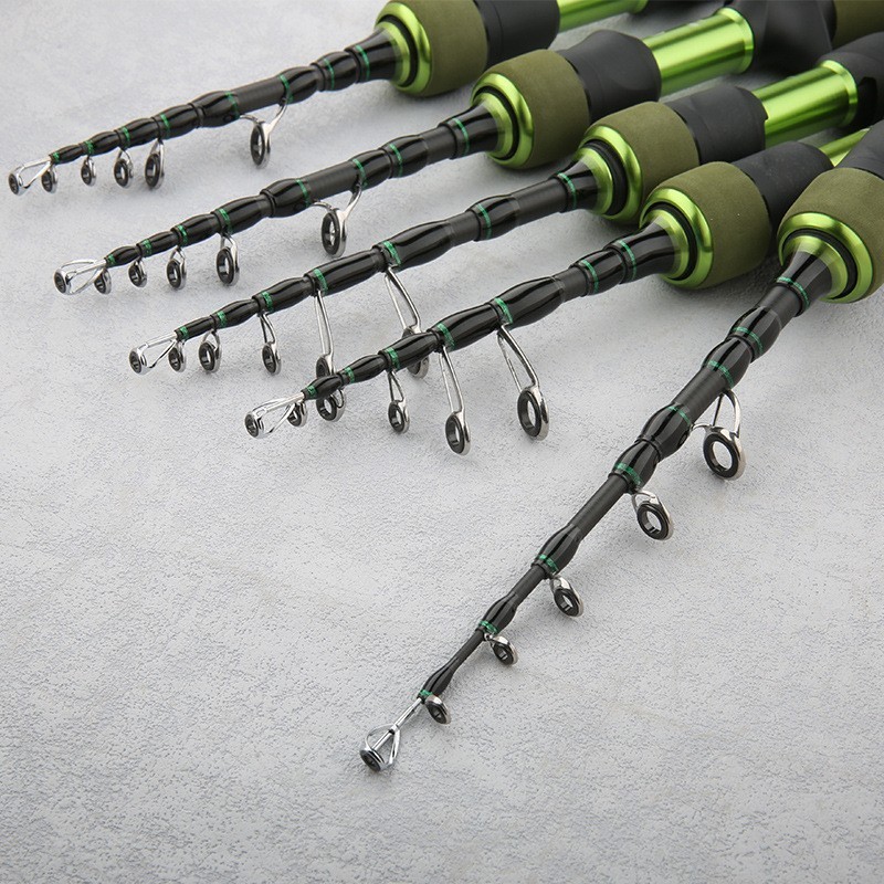 Telescopic Fishing Rod Carp Carbon Fiber Rod Spinning Casting Fast Action Pole