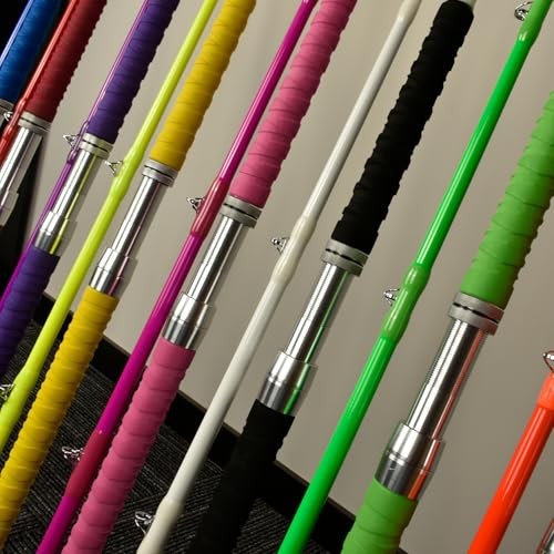 Catfish Fishing Rods 10′ Two-Piece Glow in Dark Fluo Yellow – Fluo Yellow
