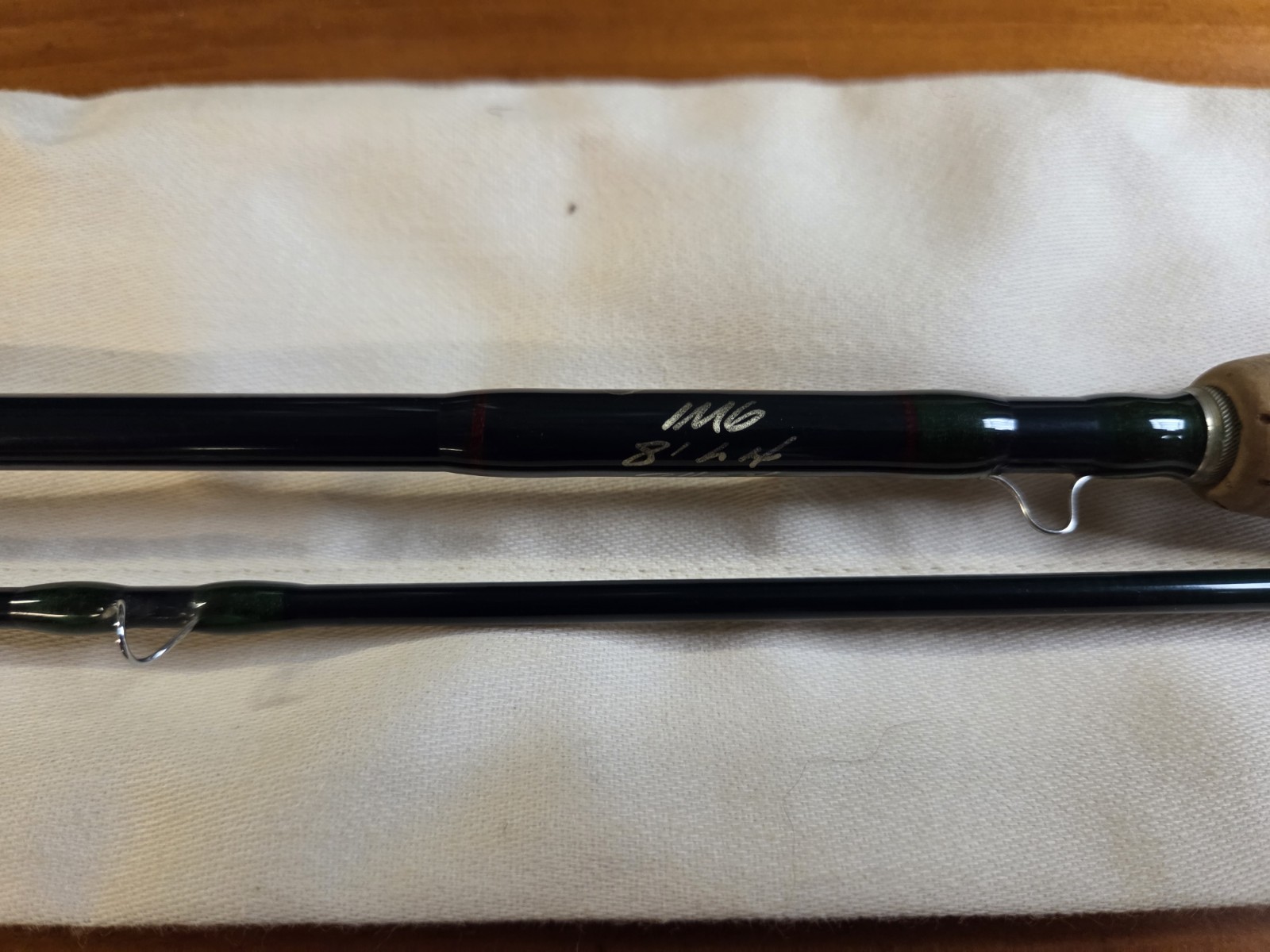 Vintage R.L.Winston IM6 8′ 4″ 2pc Fly Rod #30771 Zebra Cigar