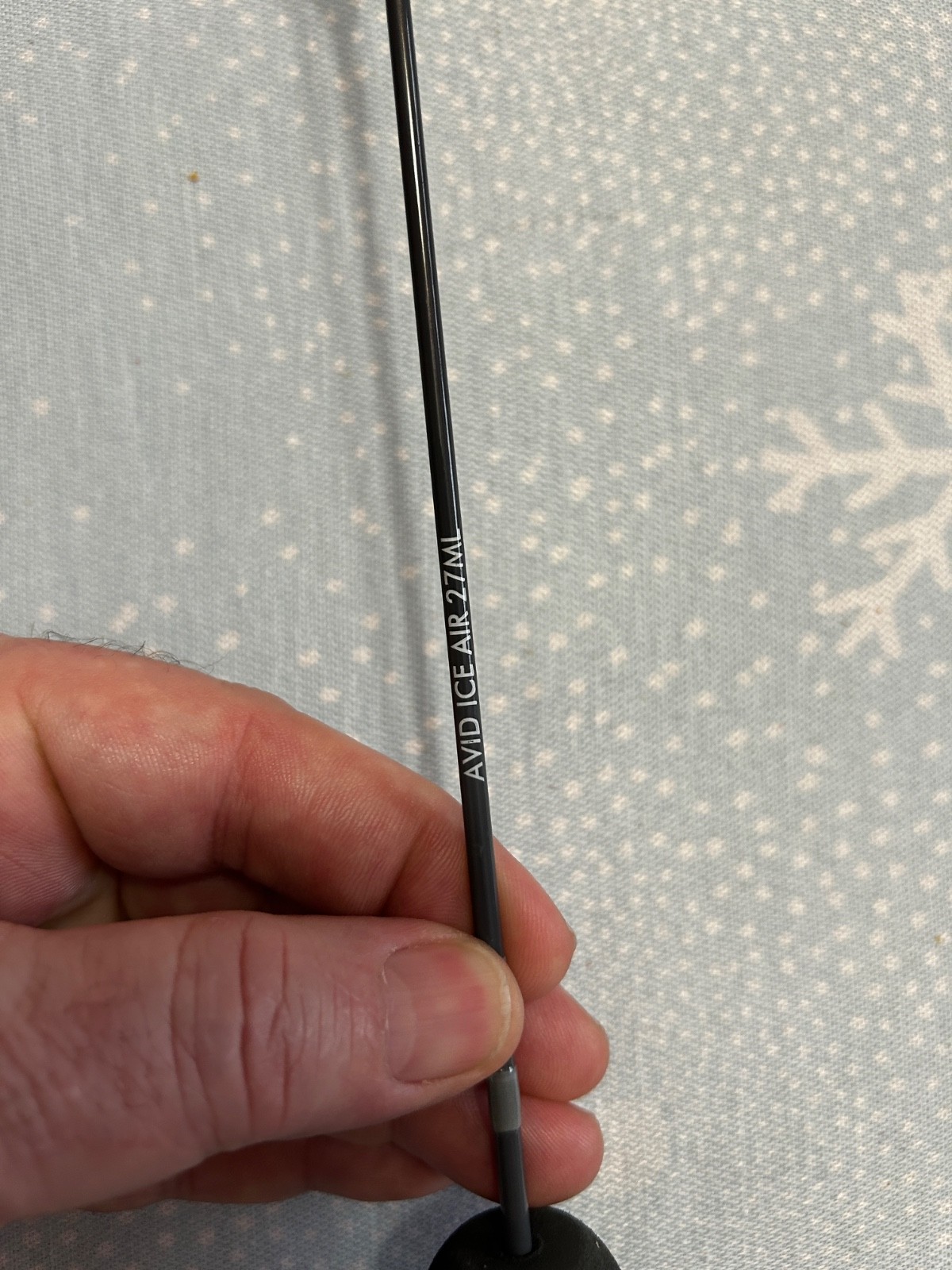 St. Croix Avid Ice Jigging. AVID ICE AIR 27ML. Medium light ice rod. Used.