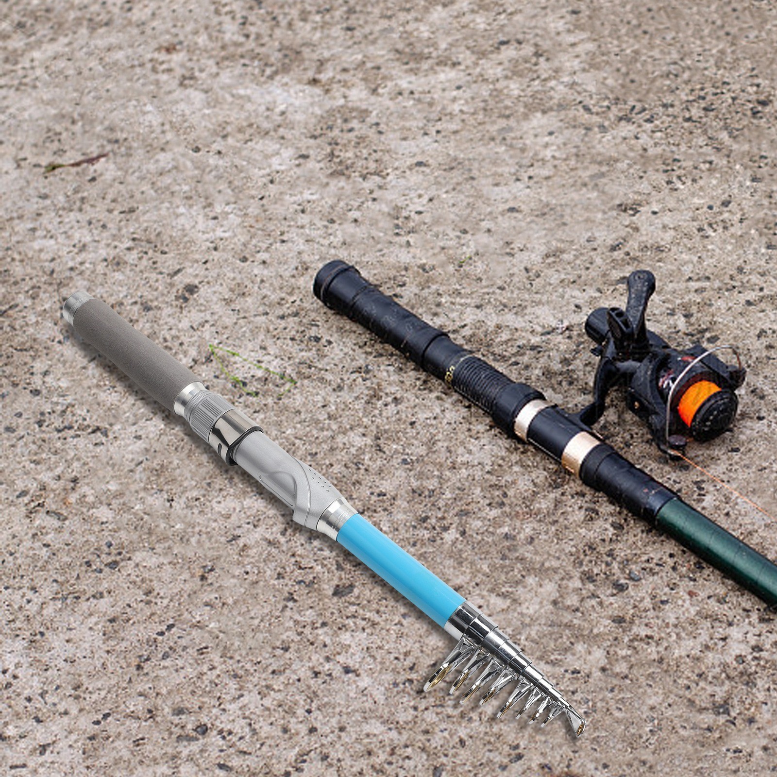 High Performance 7 Section Telescopic Fishing Rod 1 83 6m Carbon Fiber Pole