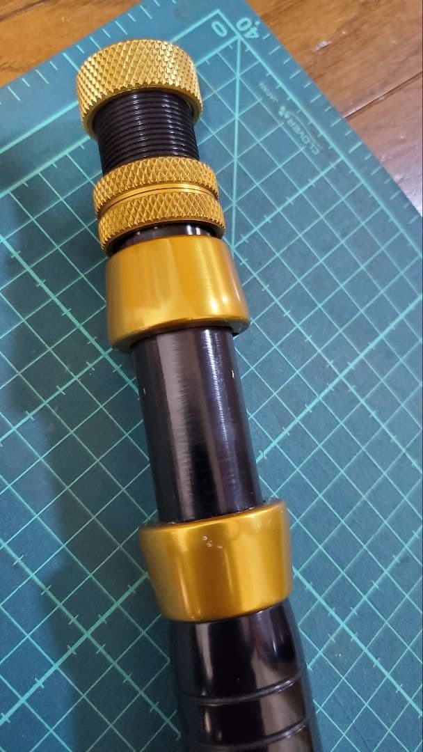 AFTCO Unibat Straight Boat Fishing Rod Black/Gold Used