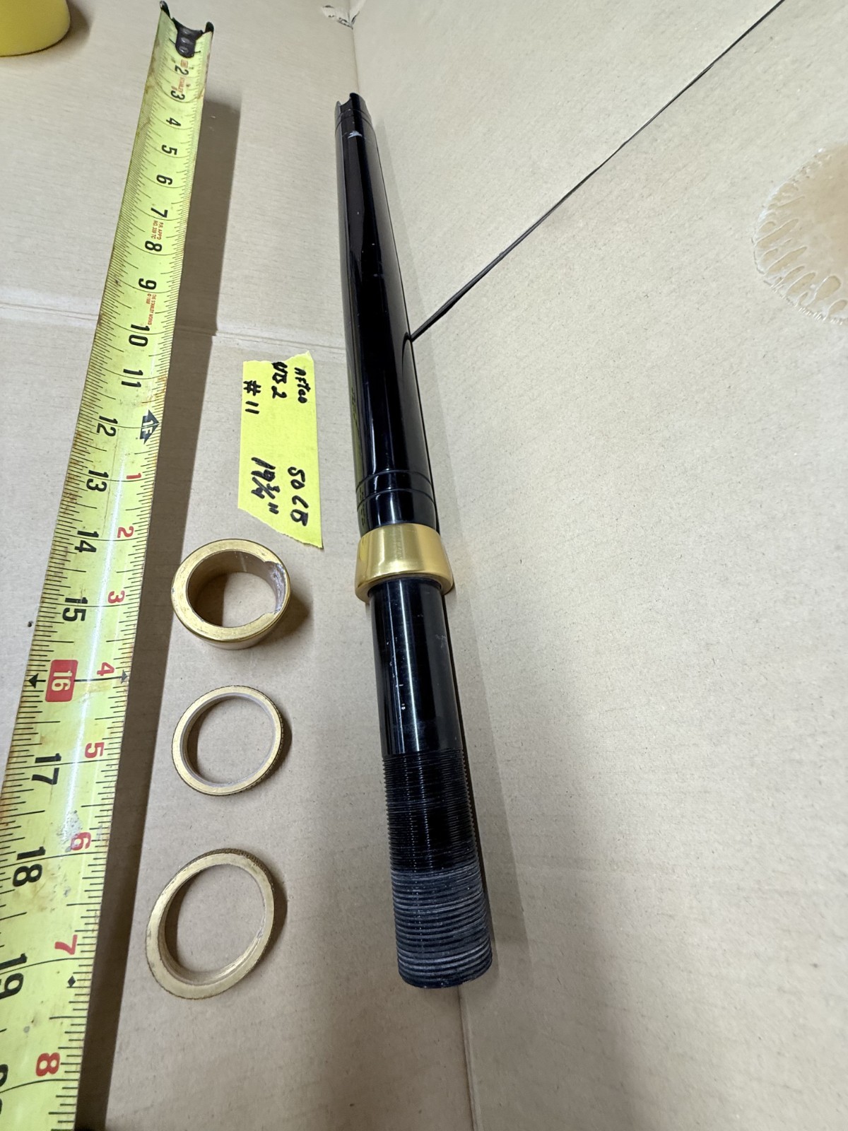 USED AFTCO BLACK & GOLD Aluminum Butt 19 3/4″ UB2 Great condition. 30-50lb class