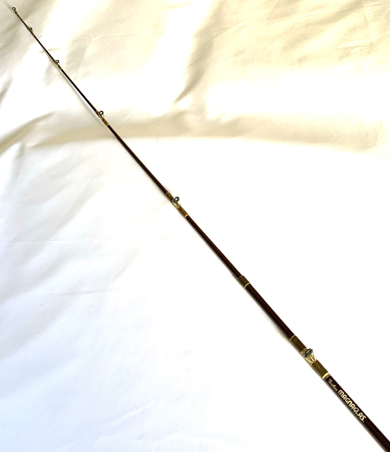 Kencor 261 Tenlew Magnaglas 5’11” Two Sections 6-20Lb Casting Fishing Rod USA