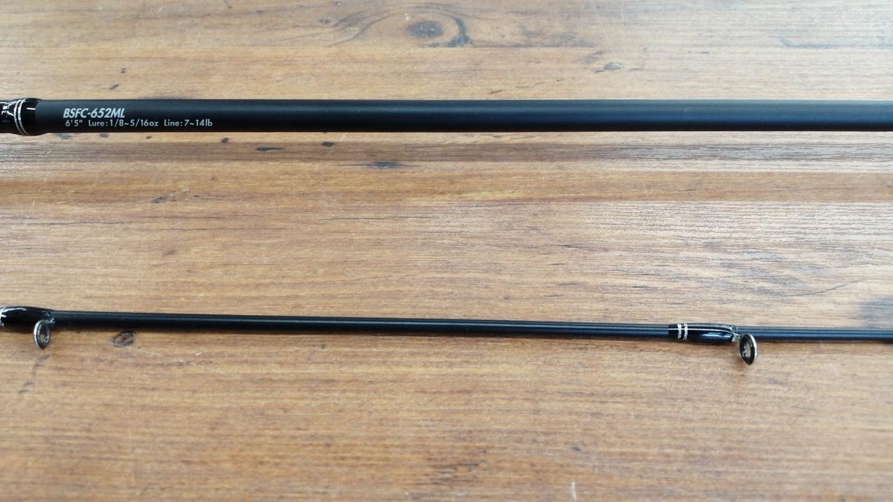 AbuGarcia BASSFIELD BSFC-652ML Bass Fishing Rod 7-14lb, 2-Piece, Medium Light