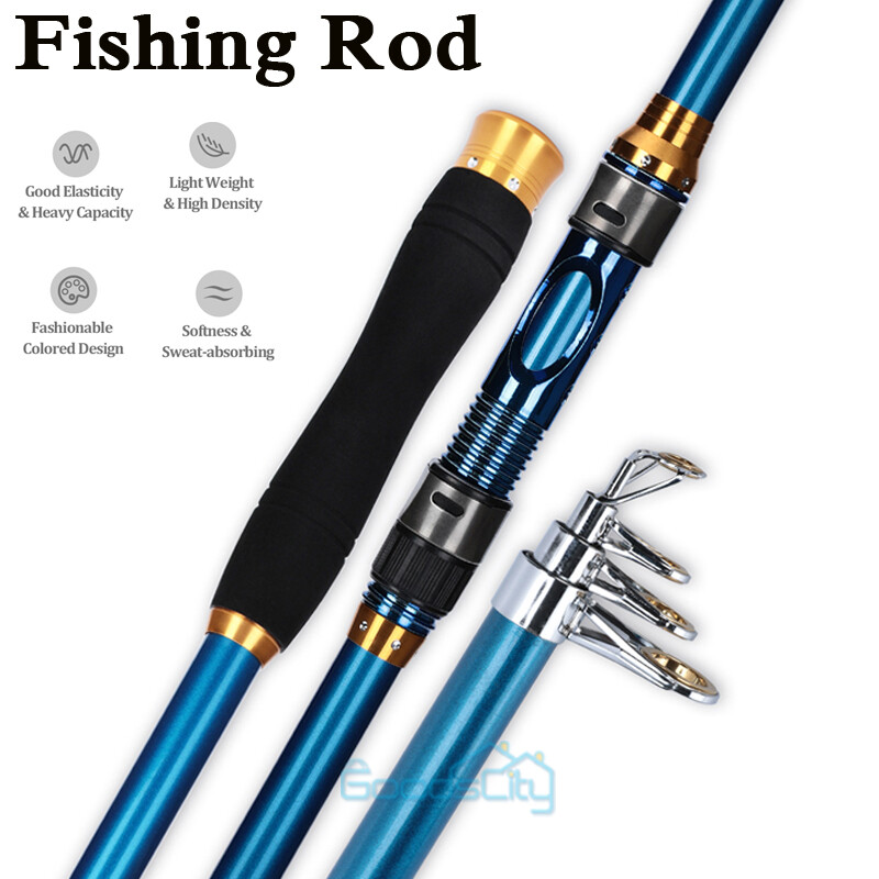 2.1M Fishing Rod Feeder Hard Carbon Fiber Telescopic Fishing Rod Fishing Pole