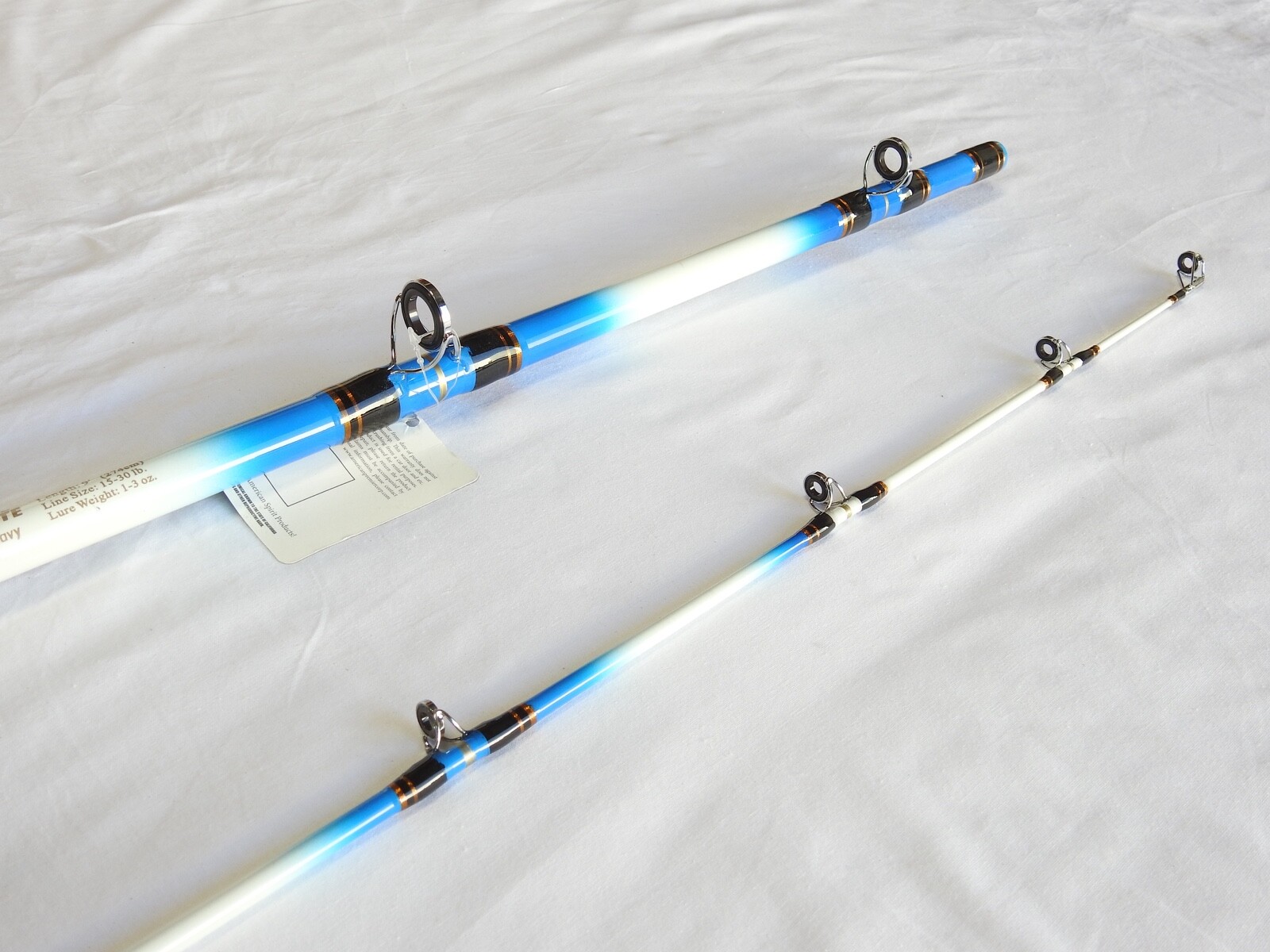 Classic Nite Stick Catfish Casting Rod 9′ 2PC Glow Tip Blue