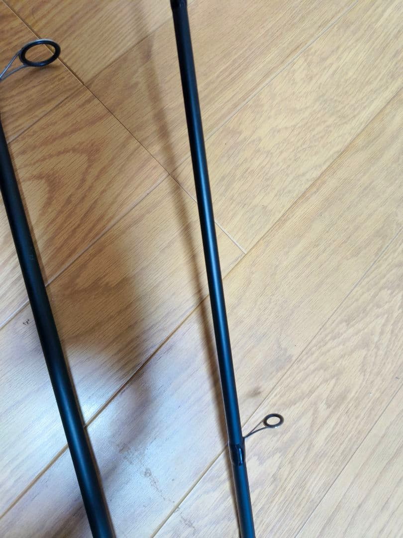 Black 2-Piece Bass Fishing Rod Lightweight & Versatile