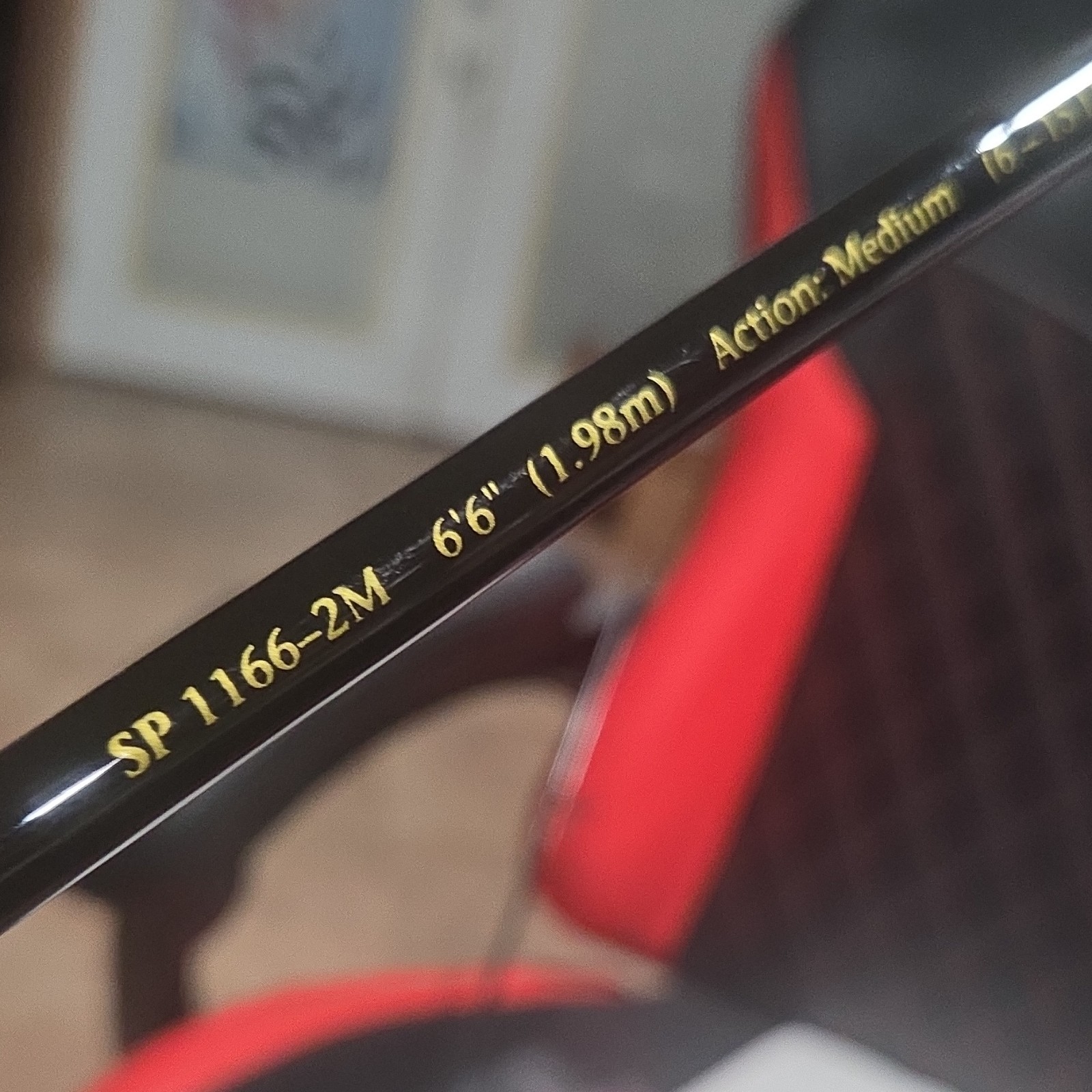 Shakespeare Ugly Stik Elite SP 1166-2M 6’6″ Medium 2pc Rod 6-15lb Line