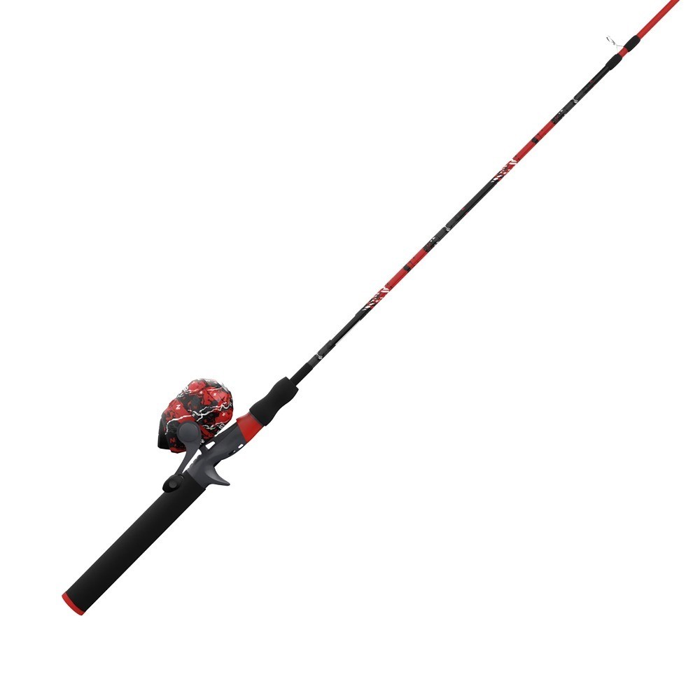 Spinning Reel Fishing Rod and Reel Combo with Spincast Reel Kit