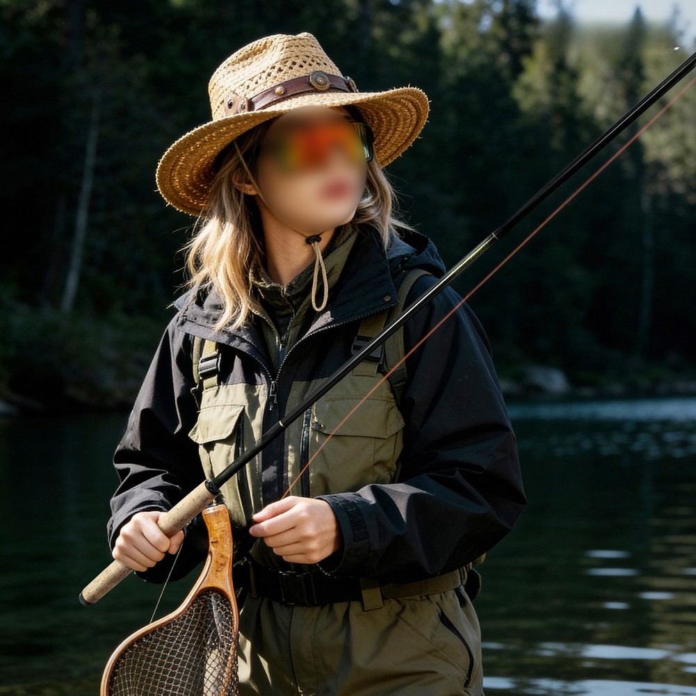 Fly Fishing Tenkara Pole Carbon 350cm Full Length 44cm Packed Size Black