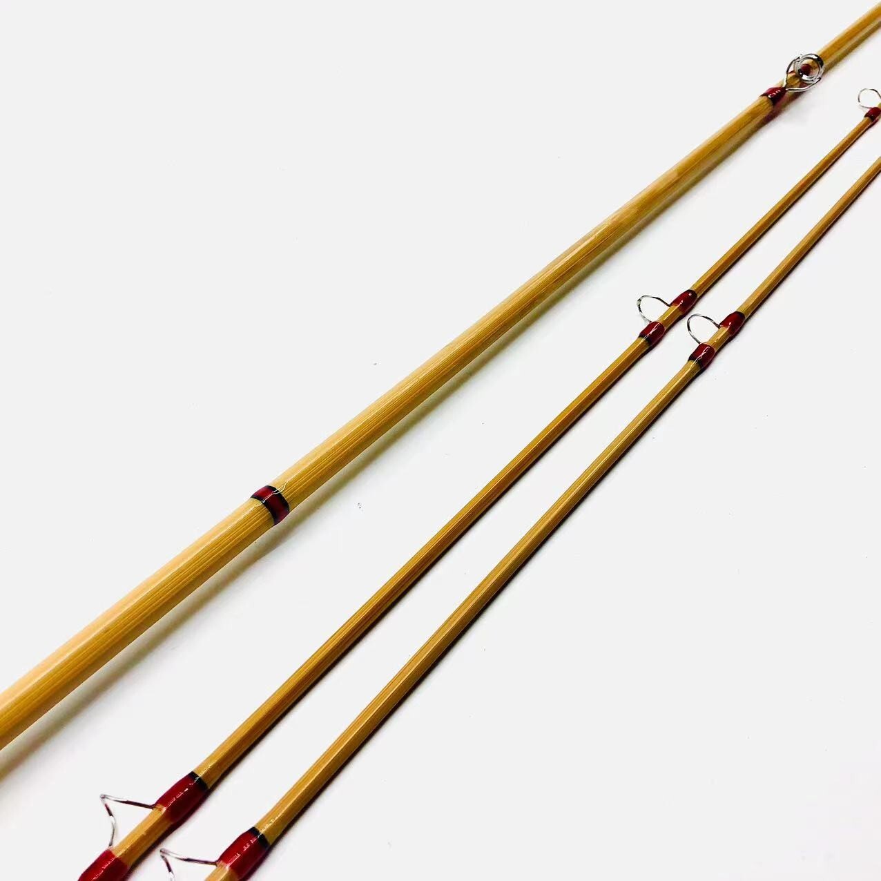 ZHUSRODS Classical Bamboo Fly Rod 6’0″~2 wt/2 Section~2 Tip/Fly Fishing Rods