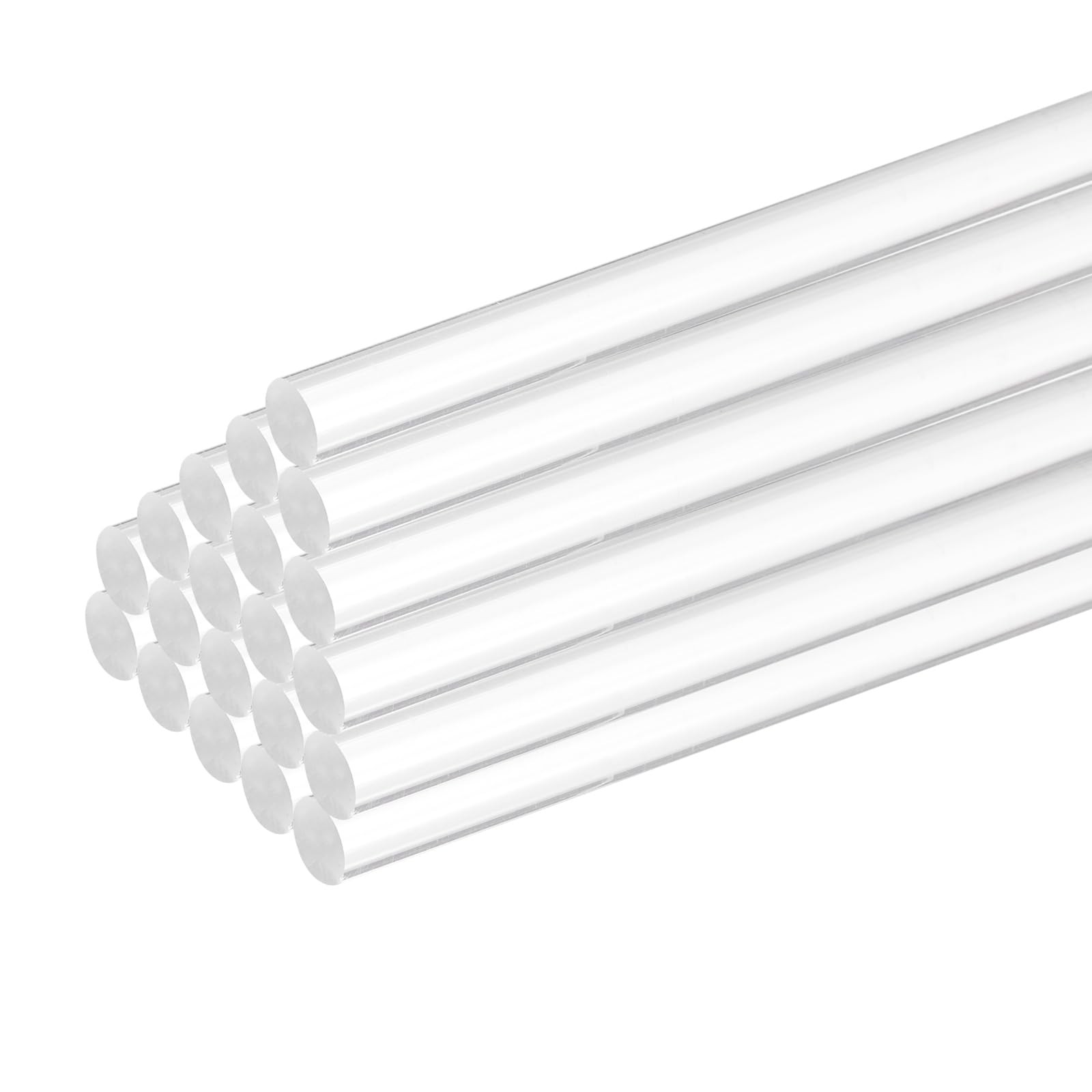 30 PCS 3/16×12 Inch Acrylic Clear Round Dowel Rods 5x300mm Plastic Sticks