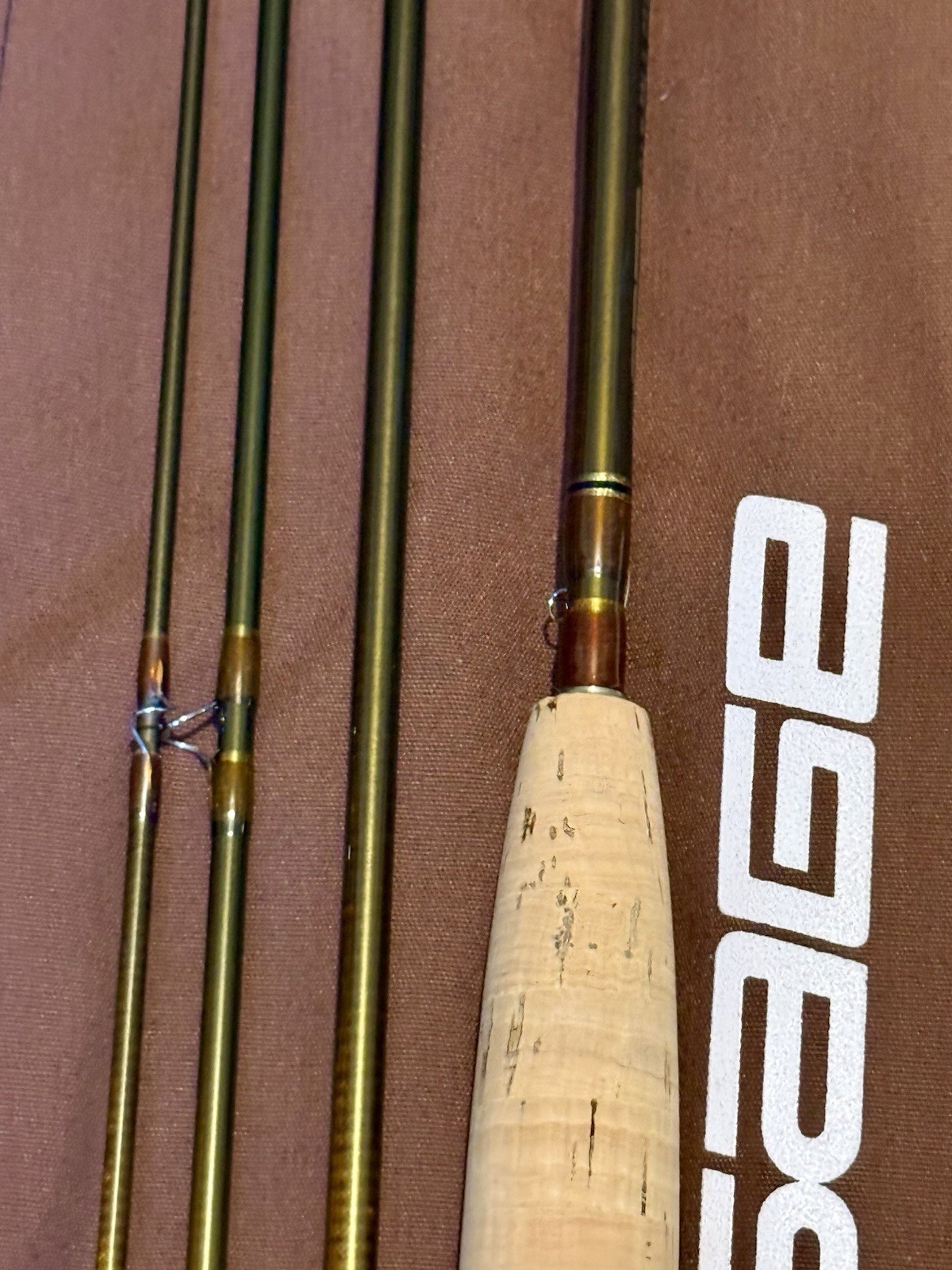 SAGE SLT 8 Foot 6 Inch Graphite 3e 4 Piece # 5 Trout Fly Rod & Travel Tube