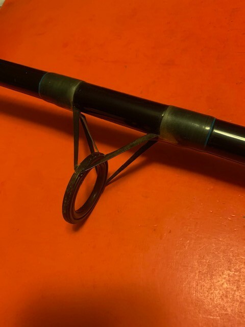 DAIWA ELIMINATOR 12 FOOT 17 TO 40 POUND RATED 2-PIECE SURF/SPINNING FISHING ROD