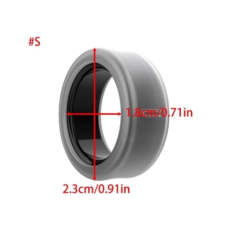Scratchproof Skin Soft Flexible Protective Sleeve Skin Silicone Rings Cover