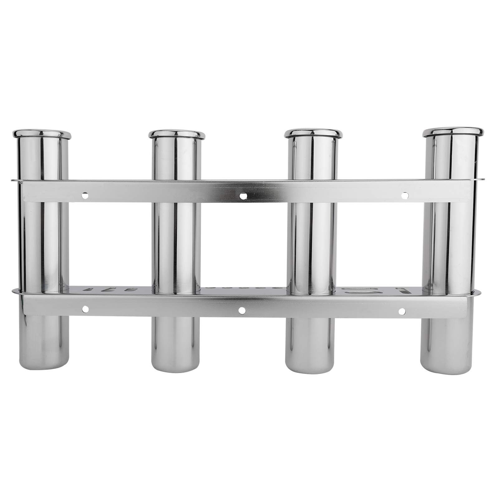 Novelbee 316 Stainless Steel 4 Tubes Fishing Rod Holder For Boat Marine Kayak