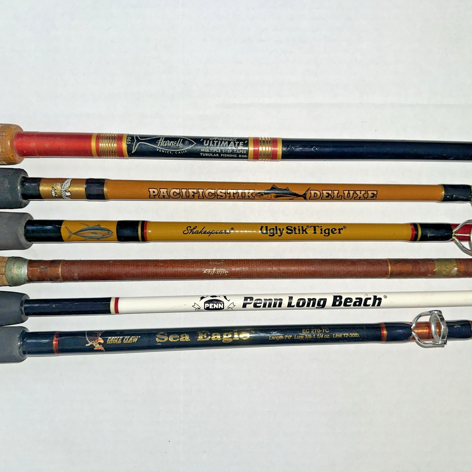 Harnell Fenwick Penn Shakespeare Sila-Flex Garcia Spinning Fishing Rods