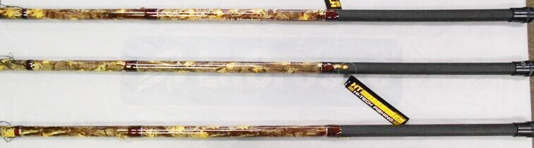 HT FISH HUNTER TELESCOPIC CAMO 13′ CRAPPIE ROD POLE FH-13LW SET OF 3
