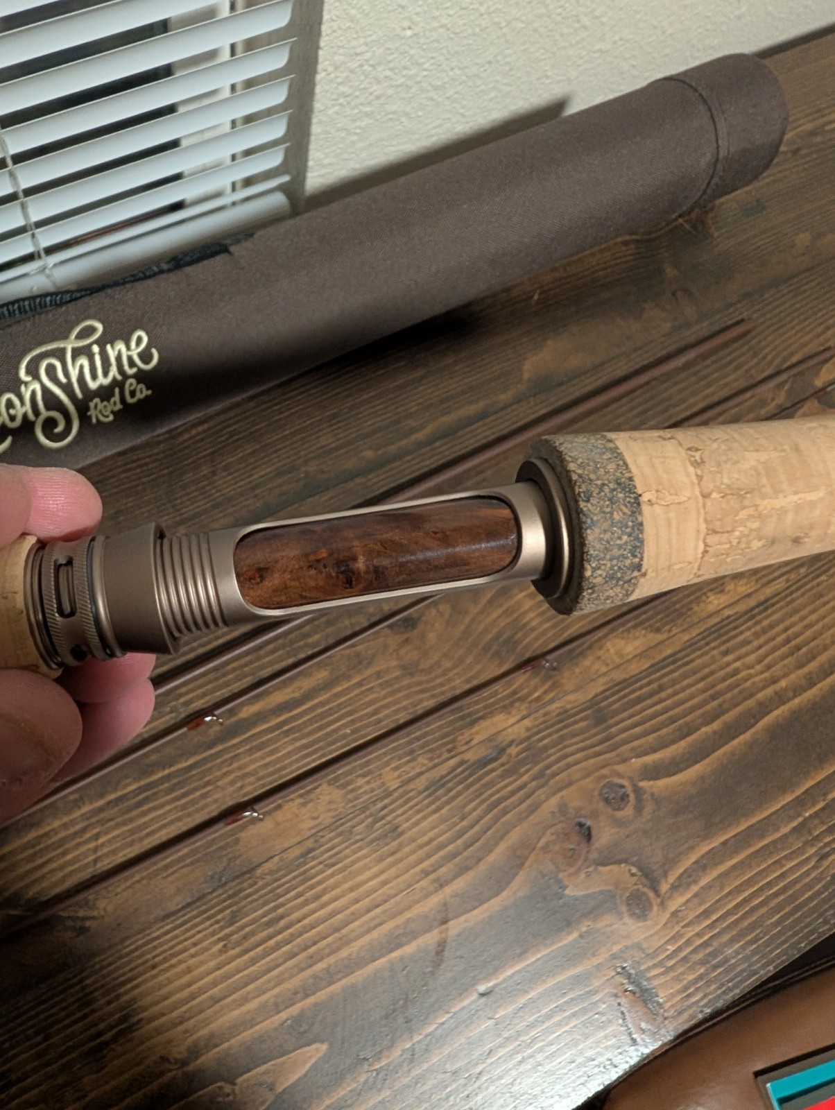 Moonshine Rod Co. The Drifter II Fly Rod – 9ft 6wt – Near Mint – With Extra Tip!