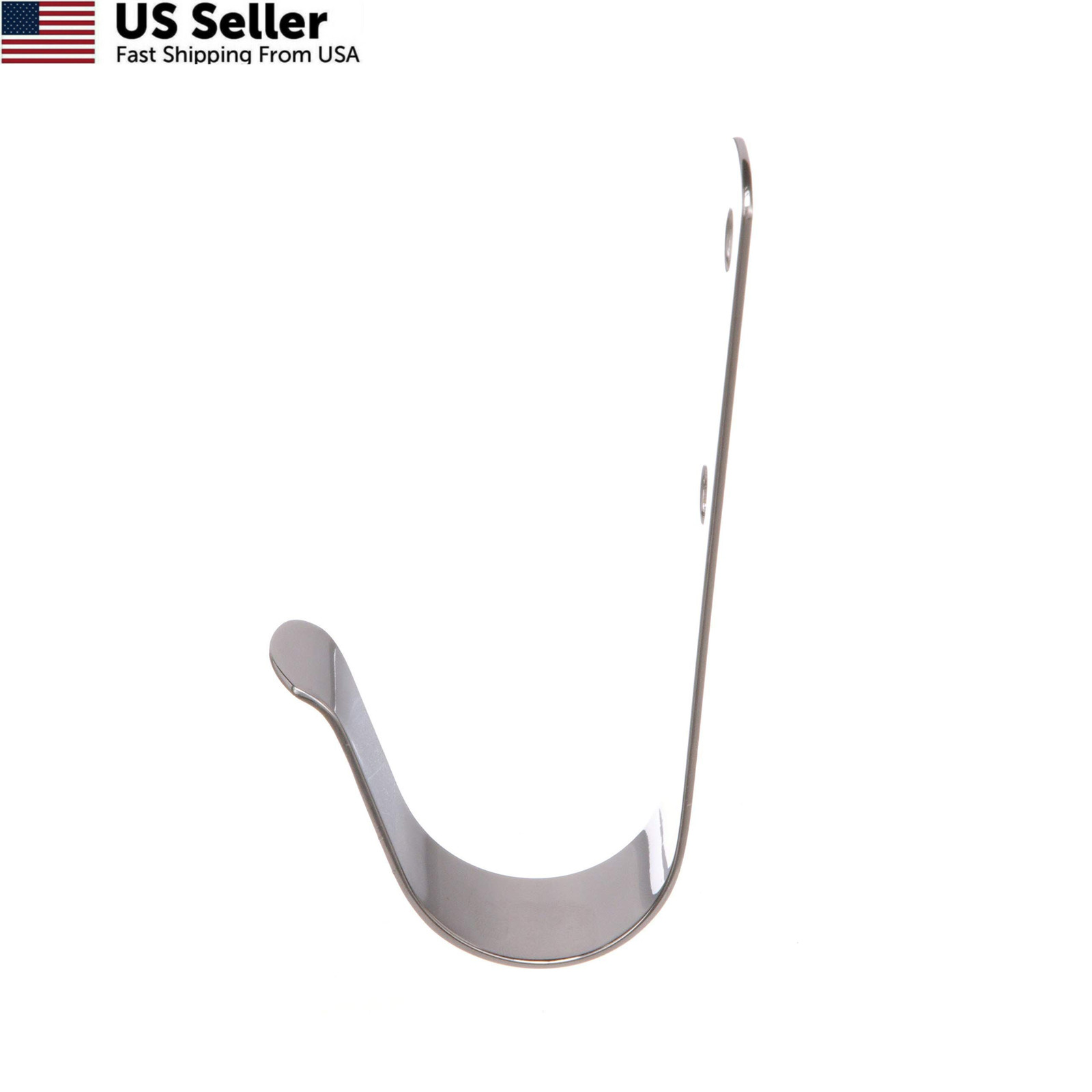 Seachoice Boat Hook Holders, Polished One Size, Stainless Steel