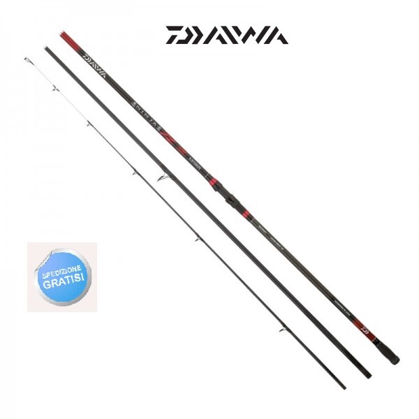 Daiwa Ninja Surf SCW carbon surfcasting fishing rod for the sea size 100 size 150