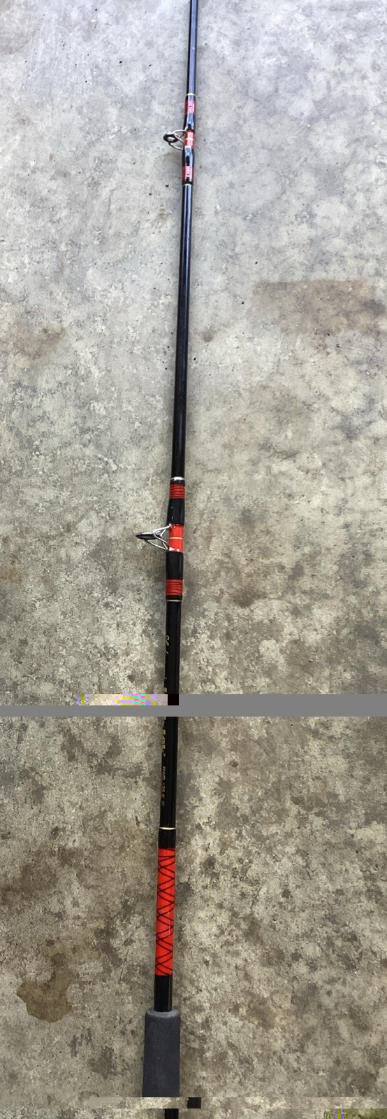 Shakespeare Sturdy Stik BWS 125 6′ Medium 1-Piece Jigging Trolling Rod 15-30lb