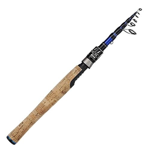 XPEDITE PRO Portable Telescopic Casting and Spinning Fishing Rods, 24T Carbon…