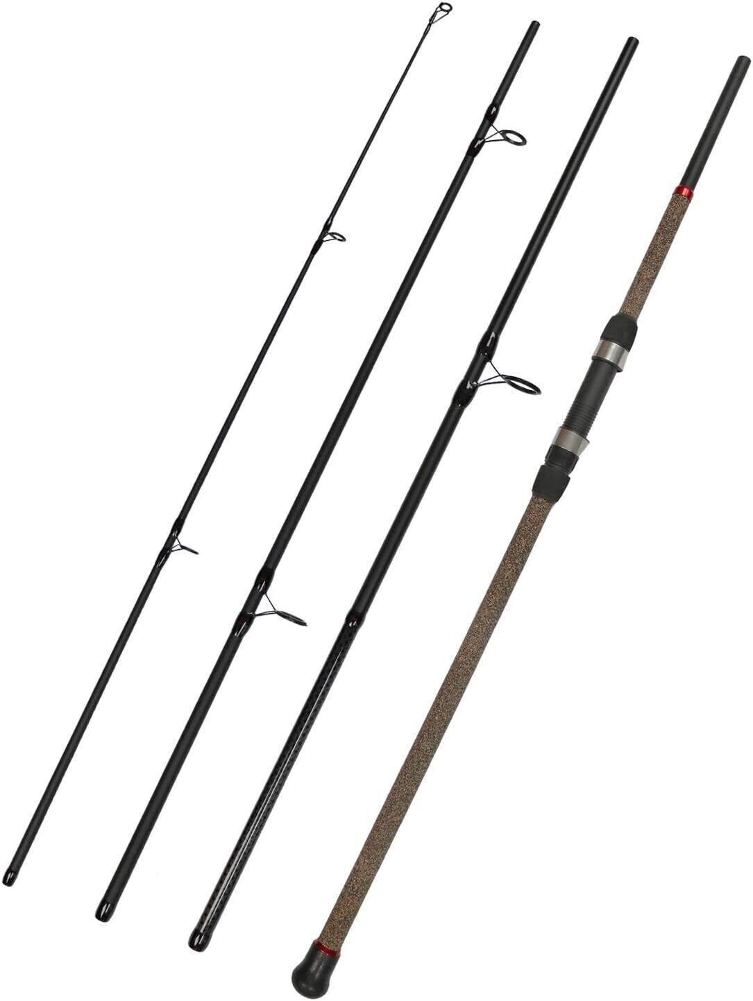 Surf Spinning Fishing Rod 4-Piece Graphite Travel Fishing Pole 9ft 10ft 12ft New