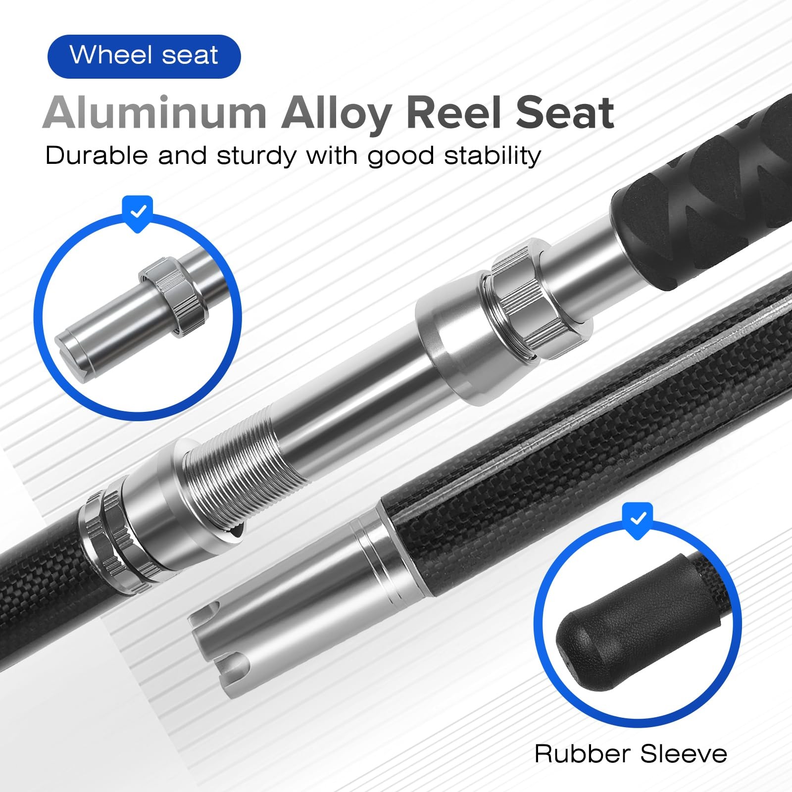 TRHUNTER Trolling Rod Saltwater Offshore Big Game Fishing Rod Conventional Bo…