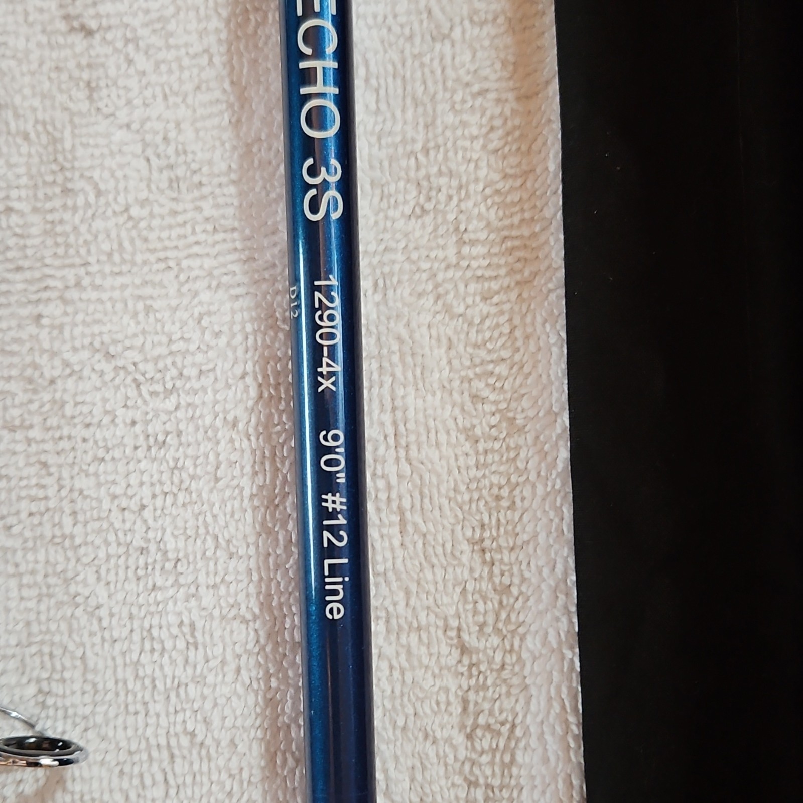 ECHO 3S 1290-4X Fly Rod 9ft 12wt 4pc Fast Graphite w/ Tube Sock