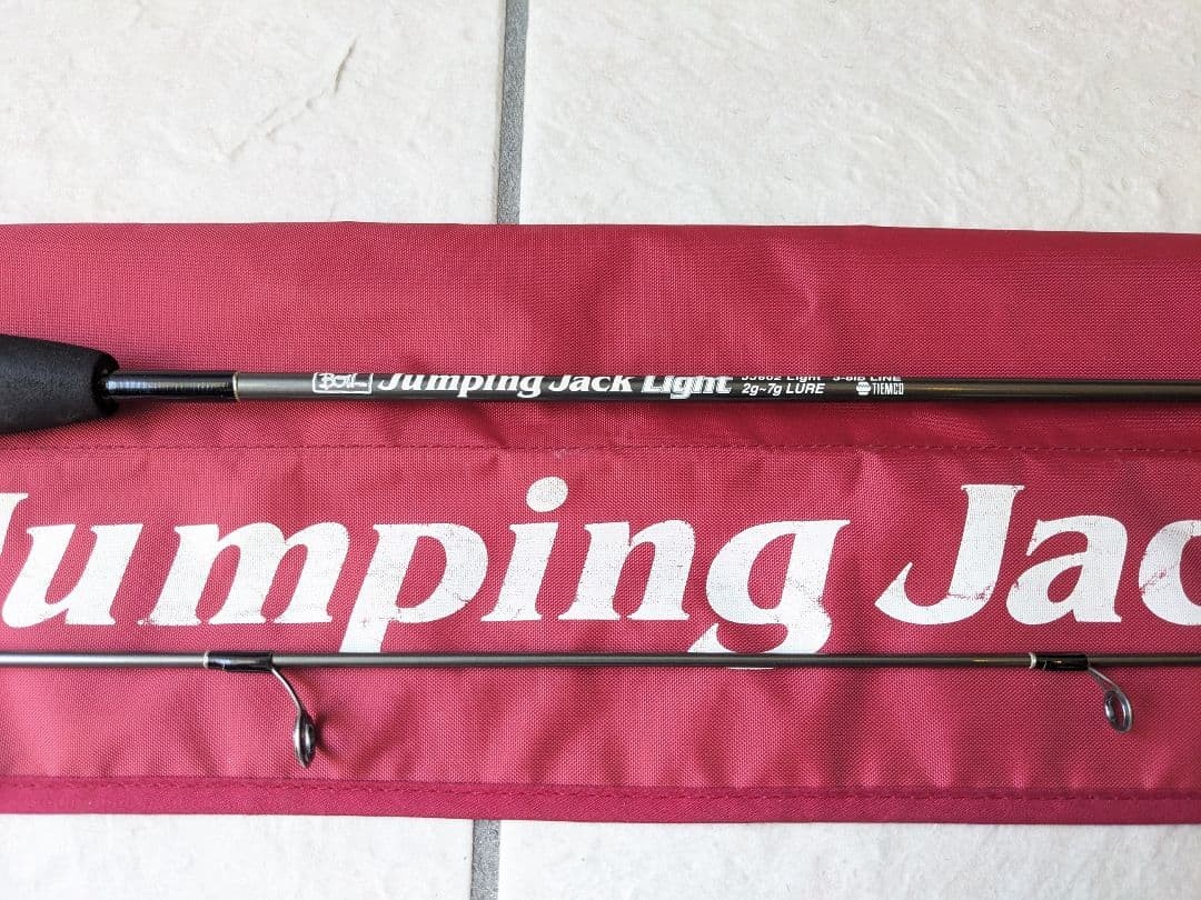 Tiemco BOIL Jumping Jack Light JJ602 Rod 3-8lb Lure 2-7g Used