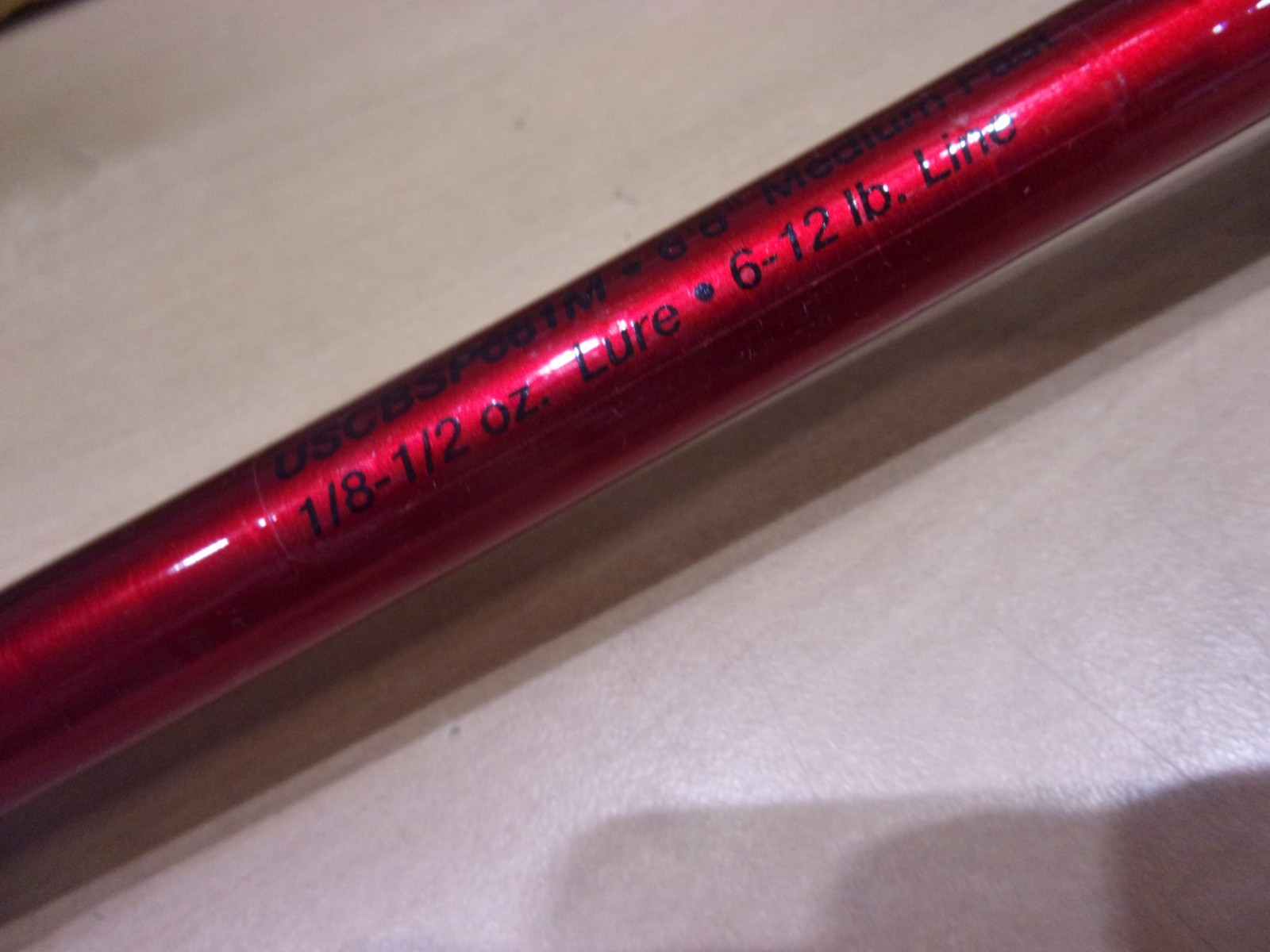 SHAKESPEARE UGLY STIK CARBON 6 foot 6 inch Medium spinning rod
