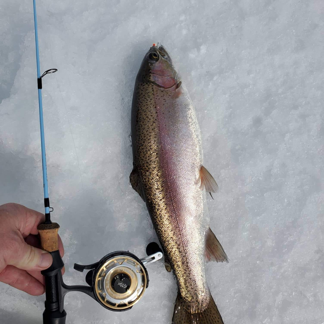 Wasatch Winterhawk 28″ Medium Action Japanese Toray Carbon Ice Rod