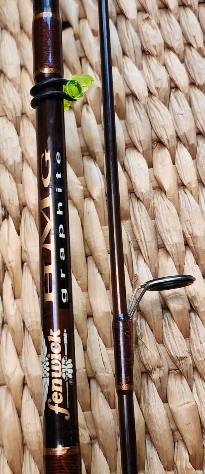 Near Mint Fenwick HMG Graphite GFS 7′ 2pc 4-10lb Spinning Rod