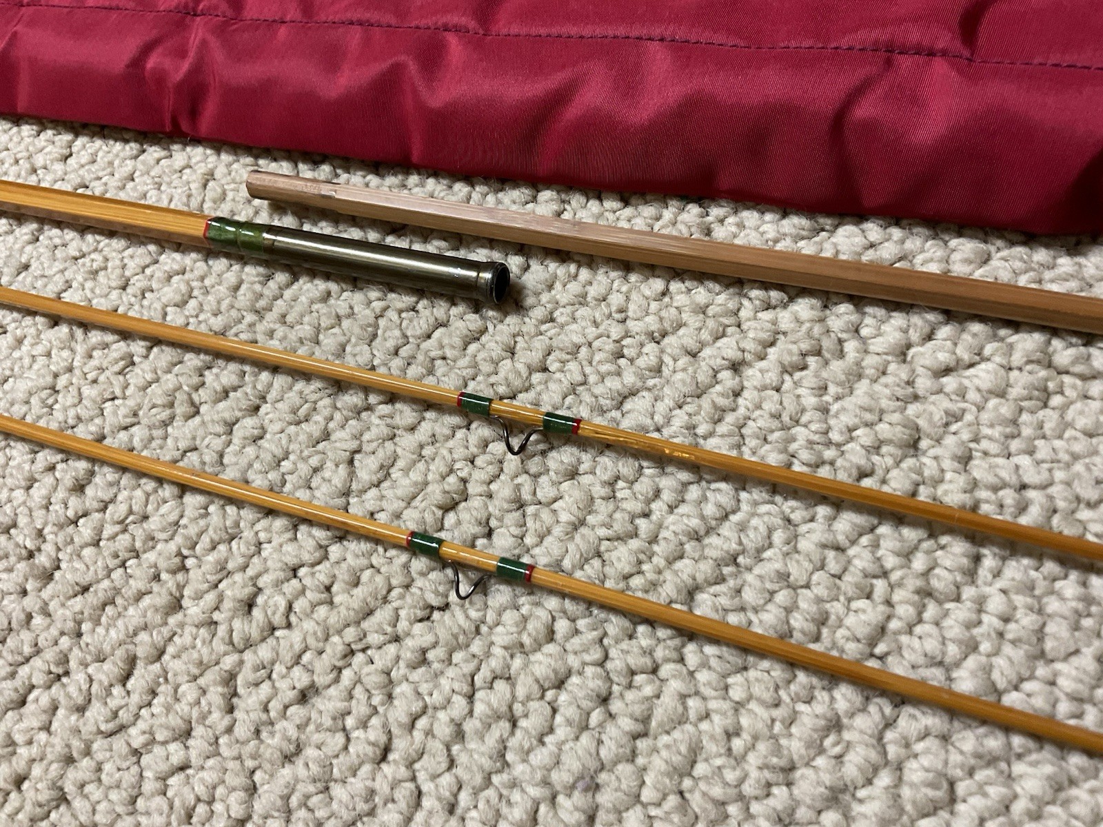 Pezon Et Michel Ritz “Super Marvel-Type Hans” Parabolic Bamboo Fly Rod 7’ 3”